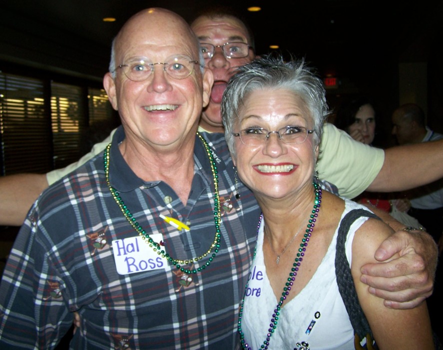 Hal Ross and Carole Oubre and Marvin Reeves (photobombing!)